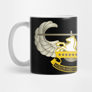 8th Cavalry DUI w Air Assault Badge wo Txt Mug